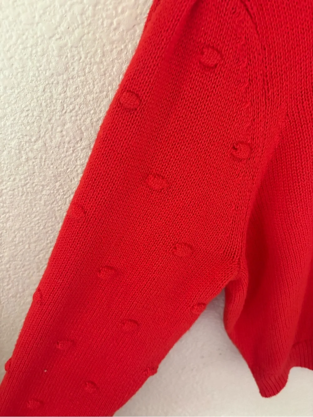 Levi’s crewneck Textured Pom-Pom Red Women's Sweater